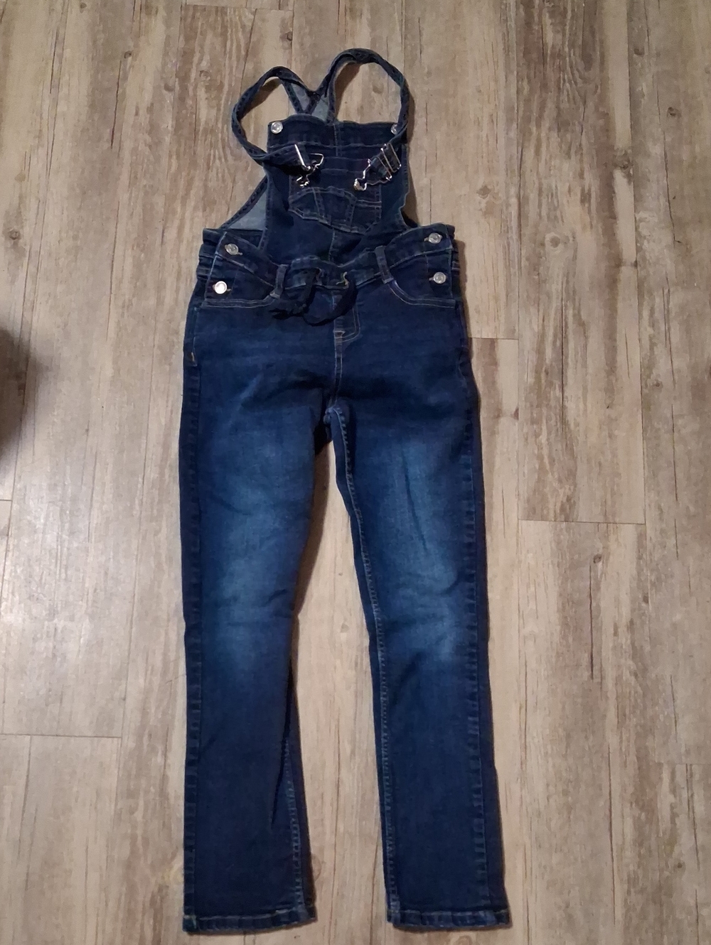 Dark Blue Denim Overalls - Women Jeans